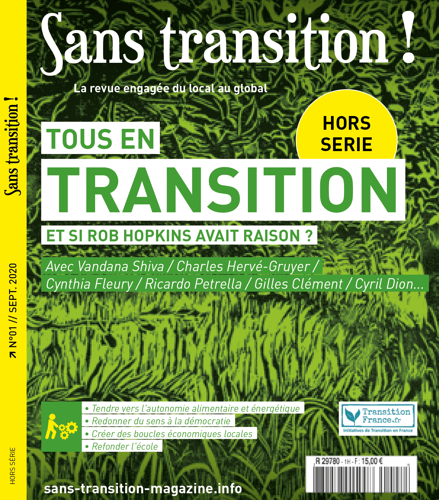 Nouveau numéro du magazine Sans Transition, la revue engagée du